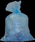 Imballaggi in plastica e lattine Plastic packaging and cans Nei sacchetti azzurri (o in semistrasparenti similari) possono essere conferiti SOLO i rifiuti costituiti da imballaggi in plastica (quali