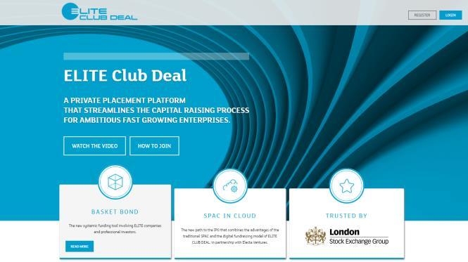 Principali caratteristiche di ELITE Club Deal ELITE Club Deal è la piattaforma di private placement per società ELITE e investitori professionali.