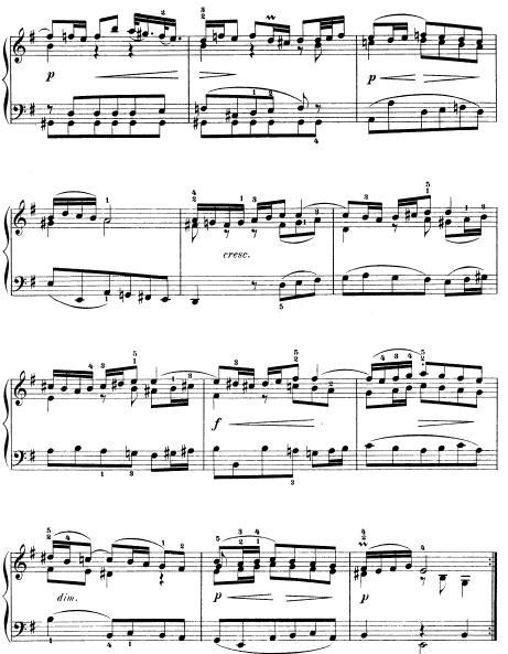 Una delle tante revisioni che tradiscono la chiarezza dell impianto motivico della melodia e della polifonia barocche: notare certa inappropriatezza sia