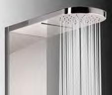 pioggia tropicale. Bossini presents its shower head Sidney, with two different sprays.