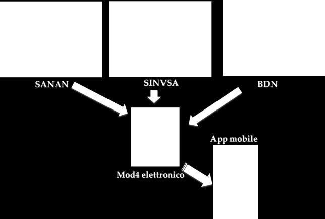 Modello 4 elettronico Grazie all integrazione dei dati presenti in differenti sistemi informativi (BDN,