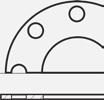 18,49 Foratura secondo ANSI B 16,5 cl. 150. Drilled according to ANSI B 16,5 cl. 150. Flange a collare ANSI 150 Slip on Flanges ANSI 150 Foratura secondo ANSI B 16,5 cl. 150. Drilled according to ANSI B 16,5 cl. 150. Flange cieche ANSI 150 Blank Flanges ANSI 150 Foratura secondo ANSI B 16,5 cl.