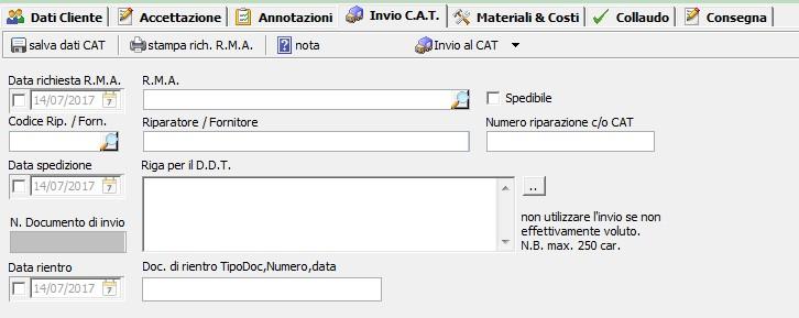 Ovviamente, di tale documento saranno memorizzati nel programma solo il numero e la data del DDT, quindi senza la possibilità di stampare il layout grafico dei veri documenti del cliente.