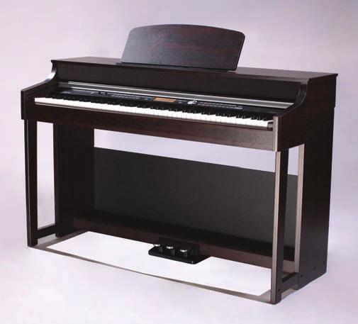 710 313 Piano Digitale DP370 710 313 Il pianoforte digitale DP370 con tastiera pesata Hammer action ha un aspetto molto elegante e dispone di una polifonia di 128 note.