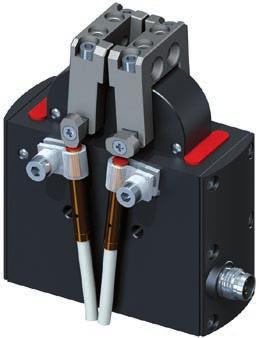 Inductive sensors (optional) The operating position is detected by Ø4mm inductive sensors (optional) fixed with brackets included in the package.