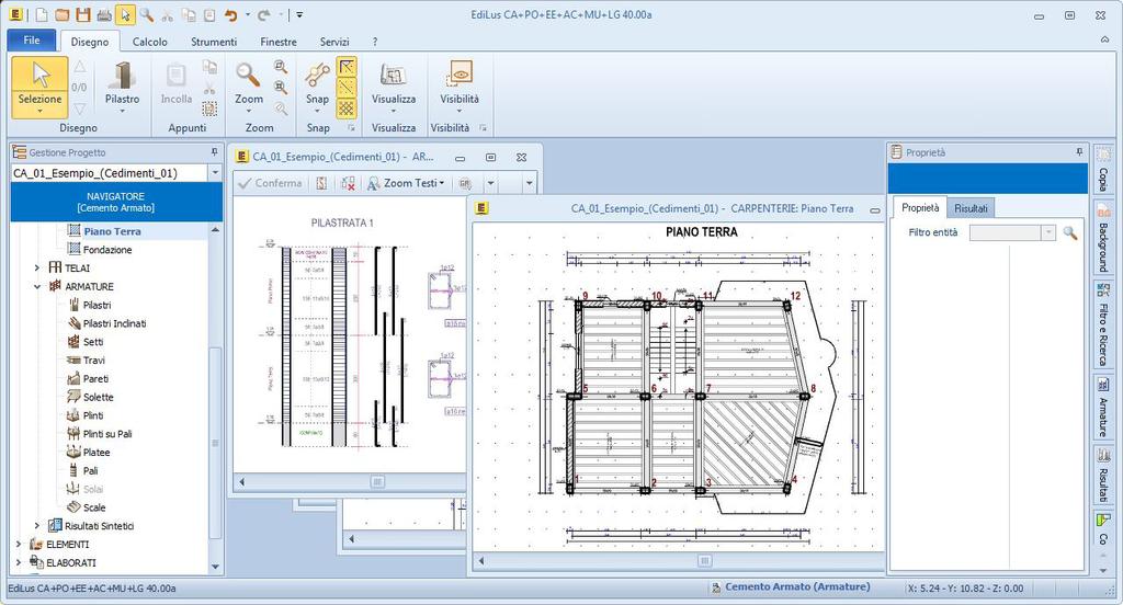 relazioni di calcolo, relazione geotecnica, computo, ecc.).