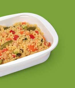 cous cous vegetariano Un piatto etnico preparato con carote, ceci, fagiolini,