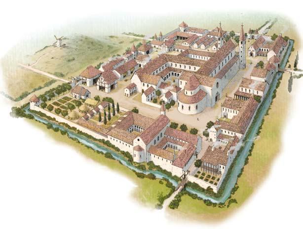 I MONASTERI, FULCRO DELLA CIVILTÀ MEDIEVALE I monasteri svolsero un ruolo determinante nel Medioevo, assolvendo compiti che andavano oltre il loro fine religioso.