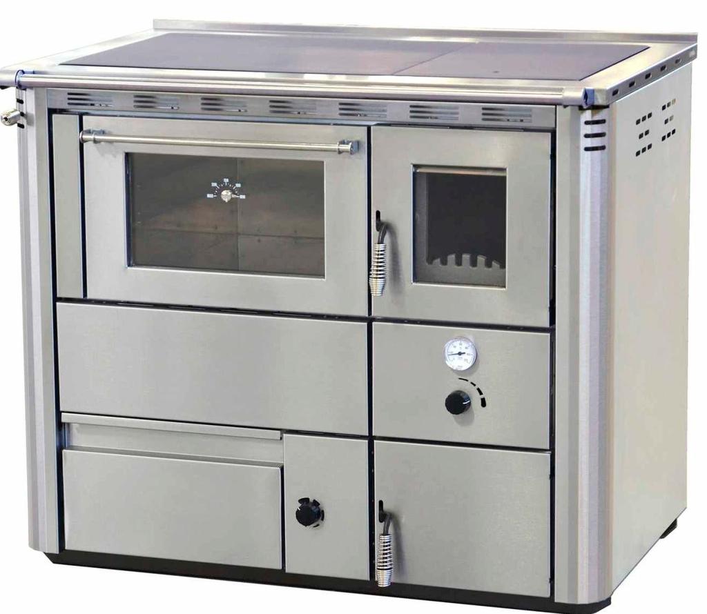 TERMOCUCINE A LEGNA SERIE C Dati tecnici Modello C 25 con Forno Potenza globale Kw 30 Potenza nominale Kw 25 Rendimento % 75 Tiraggio ottimale Pa 12 Capacità interna d'acqua Lt 20 Potenza resa