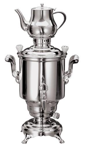 Distributore di caffè, inox: Samovar, inox: Dim.