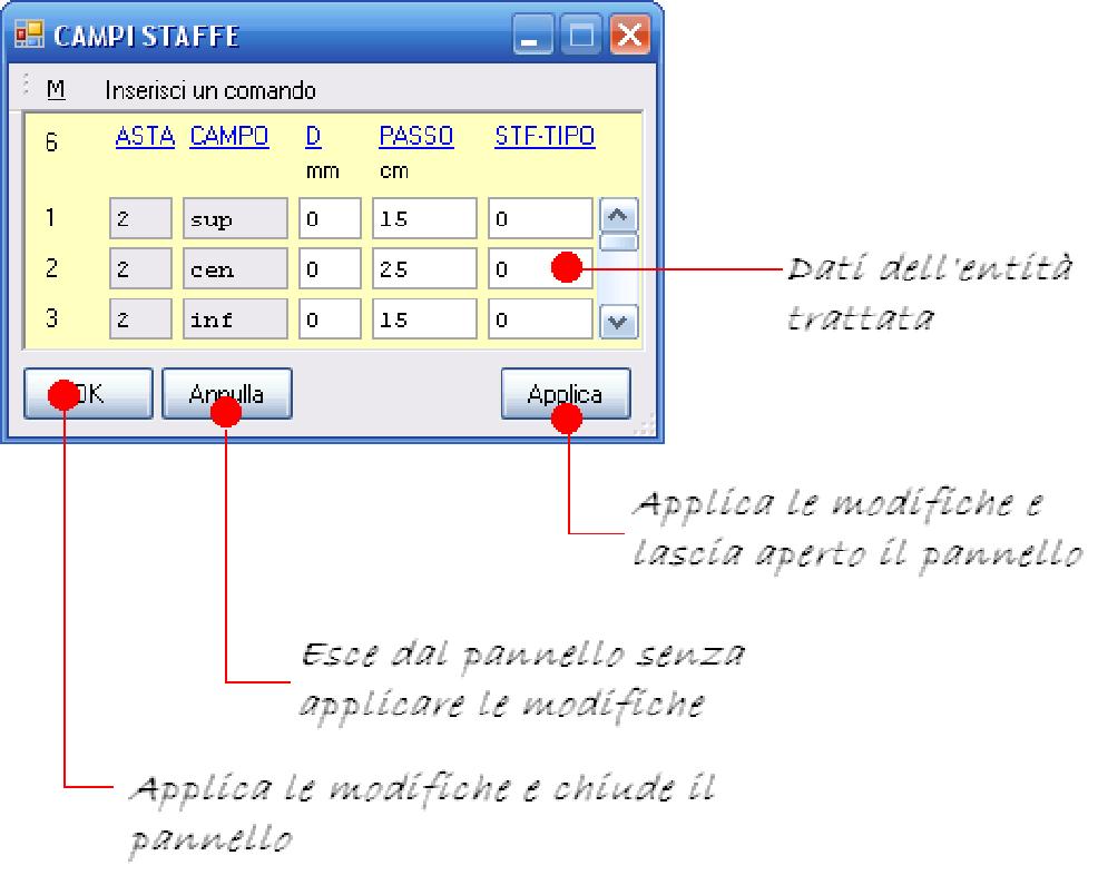 Sistema Info disegno: Fornisce le proprietà delle entità grafiche. Chiede di selezionare un oggetto sulla finestra di destra o di sinistra.