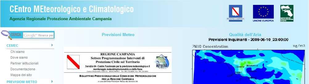 Il Centro Meteorologico e Climatologico della Campania - CEMEC-è la