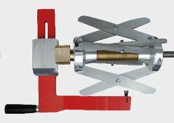 Macchine saldatrici per elettrofusione / SCR/400 Raschiatubi meccanico per tubi di PE, PE-X, PP e PP-R Mechanical scraper for PE, PE-X, PP and PP-R pipes Range di lavoro / Working range Area di