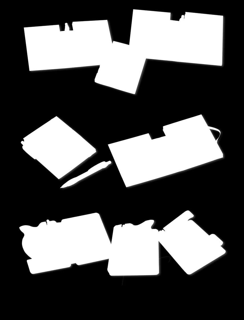ART. 530 F Notepad (not adhesive) size mm 95x140 100 sheets with cover and BRIOSA ballpen closed size mm 110x140 Blocco carta incollato in testa mm 95x140 100 fogli con copertina e penna BRIOSA