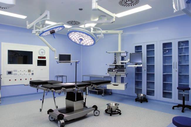 Surgical Units Blocchi Operatori OPERATING ROOMS From the technological standpoint the surgical unit is the core of healthcare facilities.