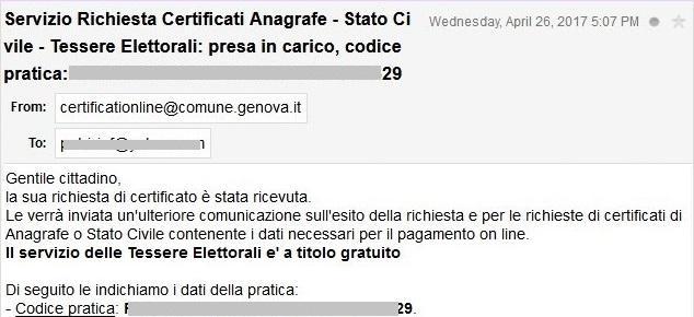 pdf Scegliere Apri per visualizzare il certificato oppure Salva per scaricarlo direttamente sul proprio PC (senza che