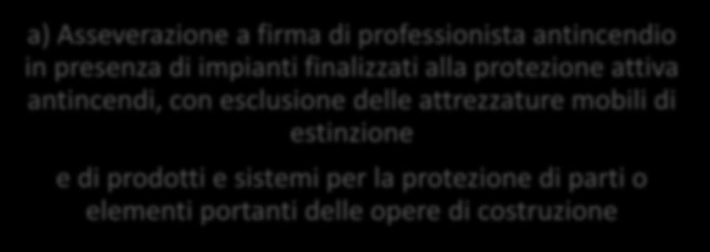 Articolo 5 (Attestazione di rinnovo periodico di conformità) DM 07/08/2012 Allegati alla richiesta di rinnovo PIN_3_1_2012Asse verazioneperrinnov o a) Asseverazione a firma di professionista