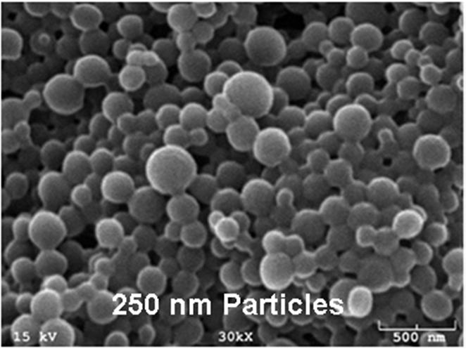 Microemulsioni: nanoreattori Nanosistemi All interno di microemulsioni (anche a fase inversa) possono essere sintetizzati altri tipi di nanosistemi allontanemento del solvente PLGA nanoparticle