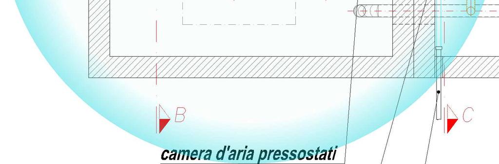 Profondità della vasca: individuata dal progettista dell impianto, dovrà garantire almeno 100 cm tra la quota di scorrimento del collettore fognario affluente e la quota del fondovasca.