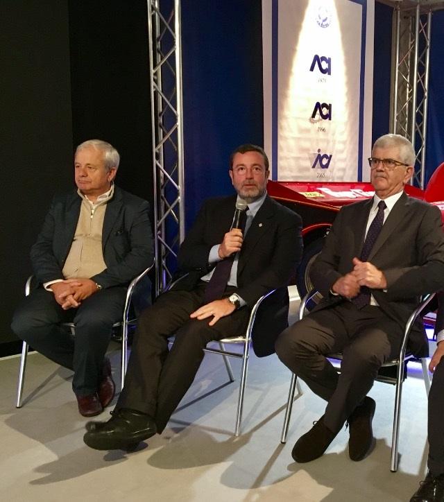 Presentata a Padova nel corso della Fiera Auto & Moto d'epoca (la fiera di auto storiche piu' prestigiosa in Italia) la 101^ EDIZIONE DELLA TARGA FLORIO, con la partecipazione del presidente di ACI