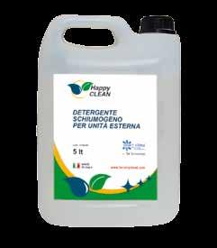 CARATTERISTICHE TECNICHE: DISPONIBILE IN CONFEZIONE DA 1 lt E 5 lt PRONTO ALL USO NON SERVE DILUIRE IL PRODOTTO DETERGENTE SCHIUMOGENO PER UNITÀ ESTERNA 1/5 LT DETERGENTE PER LA PULIZIA ESTERNA DI