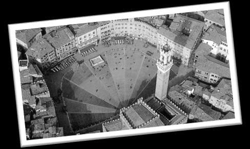 È famosa per il Palio di Siena. Il Palio di Siena una competizione di cavalli.