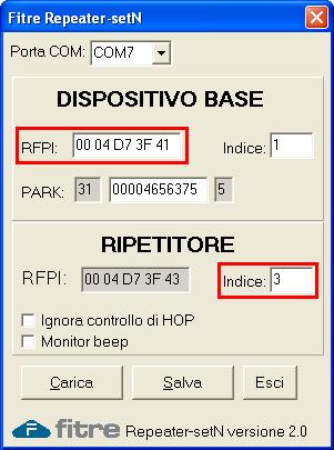 Registrazione di un Ripetitore DECT113 su un Sistema SELEDECT80 Per effettuare la registrazione di un ripetitore su una Base SEL860 è necessario conoscere il codice ARI della Base in formato