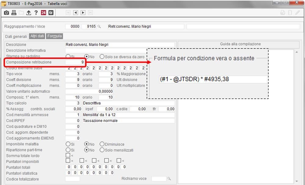 VOCI Al fine di calcolare la contribuzione ridotta al Fondo MARIO NEGRI, tra le formule utilizzabili all interno delle voci di calcolo sono stati inseriti i seguenti nuovi operatori.