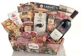 Terre Siciliane Cantine Frassino 75 cl Elegante vassoio regalo litografato 16468 Il Gastronomico 11 pezzi 17e Salame crudo stagionato Salumificio Gonella 140