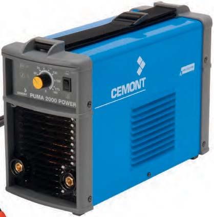 Generatori per la saldatura ad elettrodo rivestito. Tecnologia inverter. Alimentazione monofase 230V. PUMA 1700 POWER PUMA 2000 POWER Ø ELETTRODI 1,6-4,0 di ultima generazione.