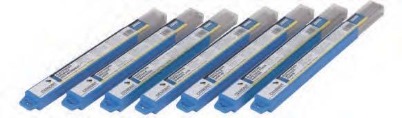 Elettrodi rivestiti Small pack Small pack SPEEDARC RAPIDARC RESISTARC INOXARC 316 L INOXARC 312 MANGANARC 600 CASTARC ELETTRODI RIVESTITI INFORMAZIONI PER L ORDINE: Ø (mm) l (mm) Quant.