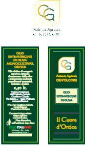 SHELF LIFE IL CUORE D ORTICE - CLAUDIA GENTILCORE Informazioni aziendali Piante di olivo: 750 Produzione annuale: 17 hl