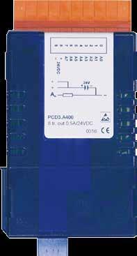 Lo schema di collegamento stampato sul lato di ogni modulo I/O facilita sia il cablaggio sia la messa in