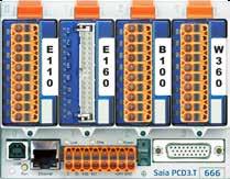 Proprietà di sistema Liberamente programmabile con PG Dimensioni compatte: 3 7 mm (L x H x P) Interfacce USB, thernet e RS- integrate Slot per moduli di comunicazione seriali opzionali PCD7.