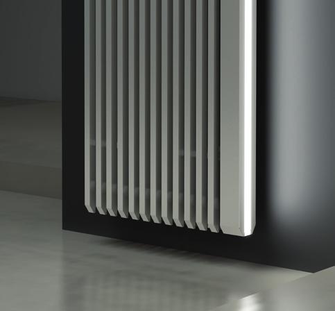 rappresenta l evoluzione estetica del radiatore d arredo, grazie al profilo squadrato dei suoi elementi.