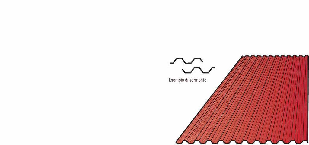 LAMIERE GRECATE LG 28 VENTOTTO 11 - FUORI STANDARD CARATTERISTICHE DELLA SEZIONE SPESSORE mm 0,5 0,6 0,7 0,8 Peso - acciaio (kg/mq lordo) 4,77 5,73 6,68 7,64 Peso - alluminio (kg/mq lordo) 1,65 1,98