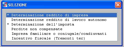 In uscita dalla sezione, viene richiesto: Solo rispondendo (Si) l importo del reddito agevolato viene riportato al rigo D12. I dati relativi all Incentivo fiscale sono visualizzati nel quadro RS.