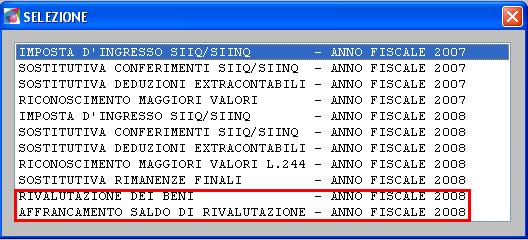 utilizzo" anno 2010: se il dato relativo al "Totale imposta recuperabile" risulta maggiore della somma di "Importo anno utilizzo 2010 + Importo anno utilizzo 2011", il campo risulta a Zero.