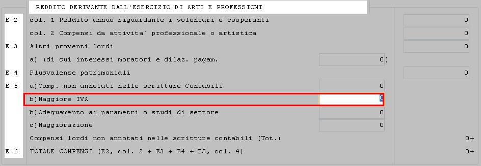 Maggiore IVA Accedendo alla funzione viene visualizzata la seguente videata: Eliminato il campo <Data di versamento> rispetto al precedente