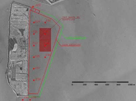 SITO DI CONFERIMENTO: AMPLIAMENTO DELL ISOLA DELLE TRESSE PER 3 000 000 m 3 Superficie dell ampliamento 50 ha