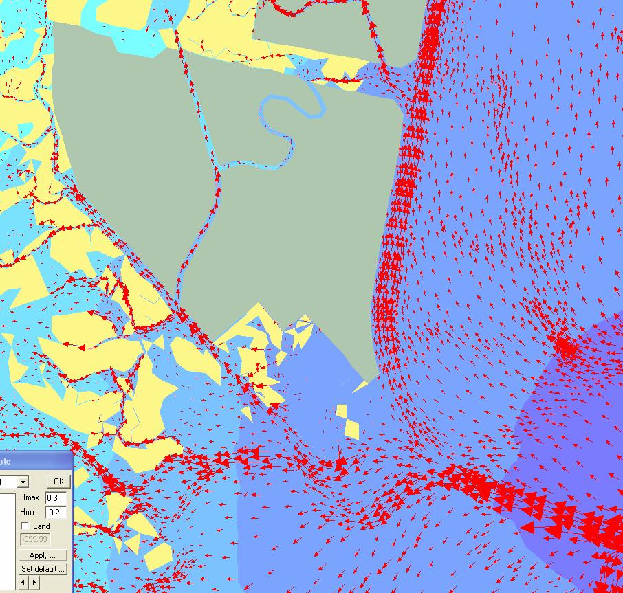 situazione di progetto Livelli di marea