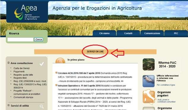 2.3. Pagine di instradamento per l iscrizione Per tali funzionalità è necessario collegarsi al seguente indirizzo attraverso cui selezionando la voce