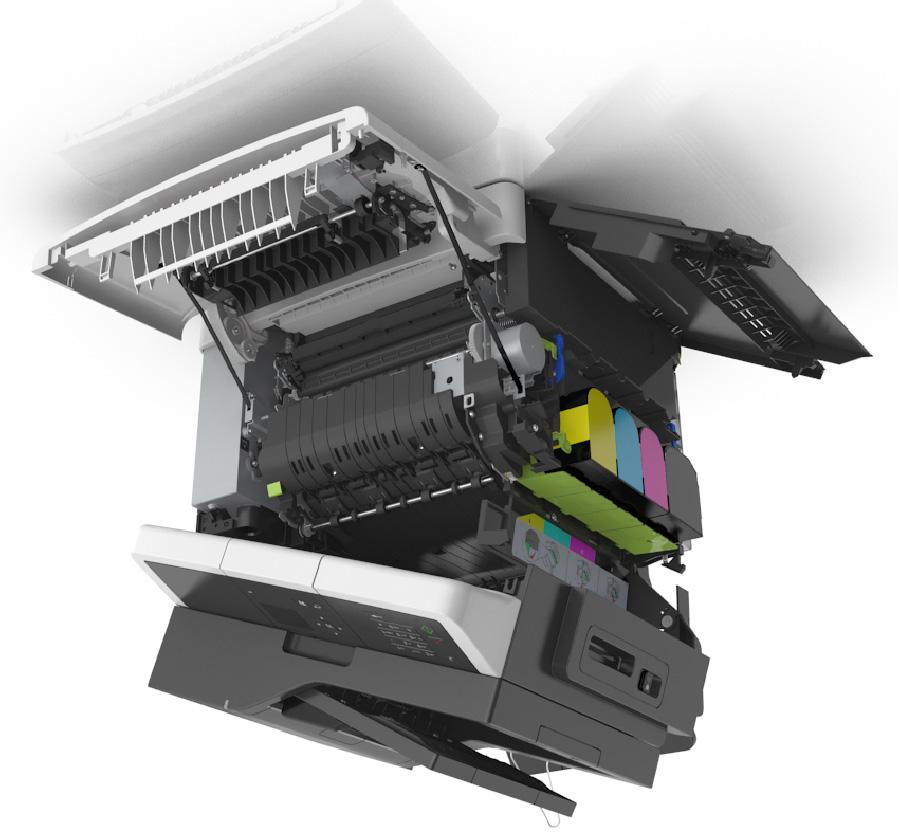 Manutenzione della stampante 138 Il tampone separatore, l'unità di fusione e il modulo di trasferimento sono inclusi nel kit di manutenzione e, all'occorrenza, possono anche essere ordinati e