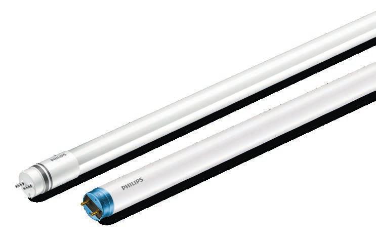 Tubo LED T8 CPro La sostituzione più conveniente I tubi LED T8 CPro di nuova generazione presentano un attacco terminale in alluminio più corto ed emettono un fascio largo di 240 gradi per un effetto