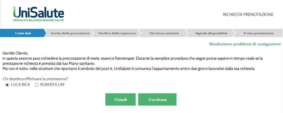 Vuoi prenotare una visita, un esame o un trattamento di fisioterapia?