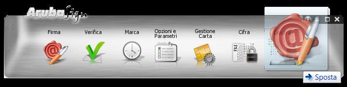 12.2 Decifrare un file con software di Firma Digitale Aruba Sign Per decifrare un File con Software di Firma Digitale Aruba