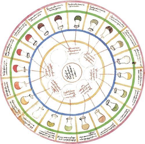 Metabolic profiling Metabolite fingerprinting Identificazione e quantificazione del contenuto metabolico La ruota delle urine, pubblicata nel 1506 da Ullrich Pinder nel suo libro