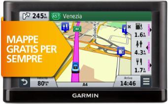 CAR NAVIGATORS serie ESSENTIAL nüvi 55 (WE) Cartografia precaricata Europa 24 paesi Schermo TFT Touch Screen WVGA 5" retroilluminato.