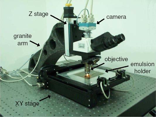 Meccanica robotizzata per la microscopia di precisione