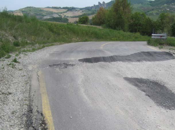 per frane o smottamenti; 197,7 km di